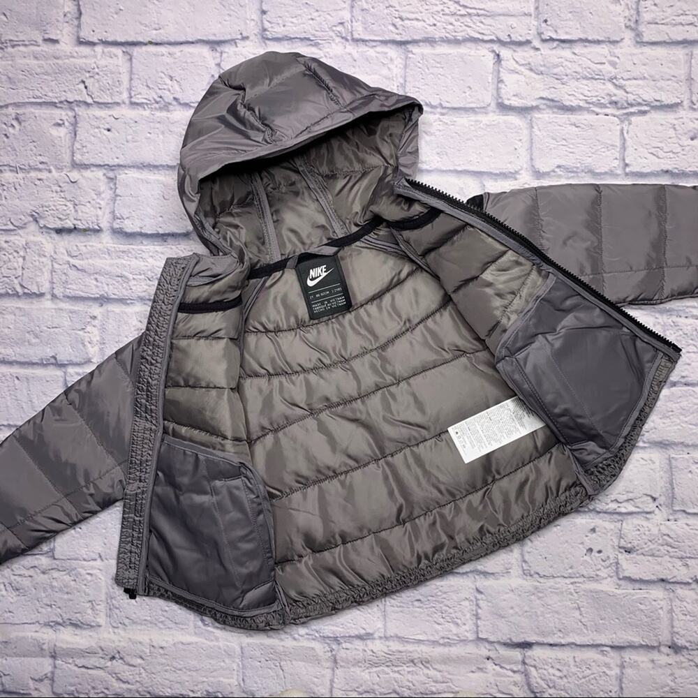 Nike NSW Filled Jacket in Gun Smoke - Picture 5 of 9
